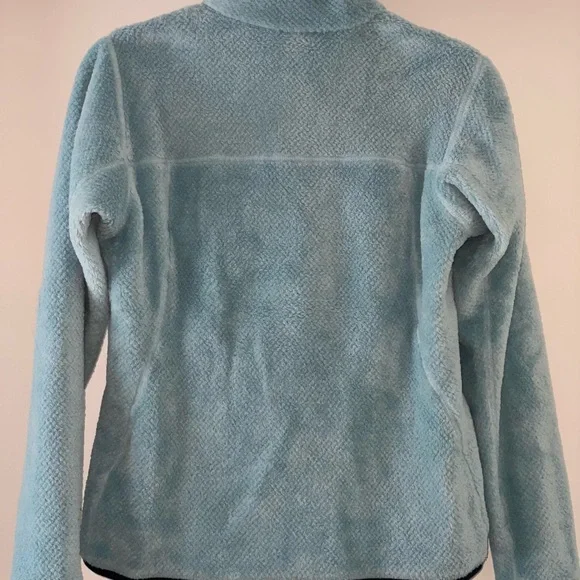 Patagonia Light Blue Fleece Quarter-Snap - Picture 4 of 4